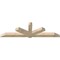 Ekena Millwork Kennewick Rough Sawn Timber Gable Bracket, Douglas Fir, 108"W x 31 1/2"H x 6"D x 6"F, 7/12 Pitch GBW108X31X0606KEN00RDF - alternate 3